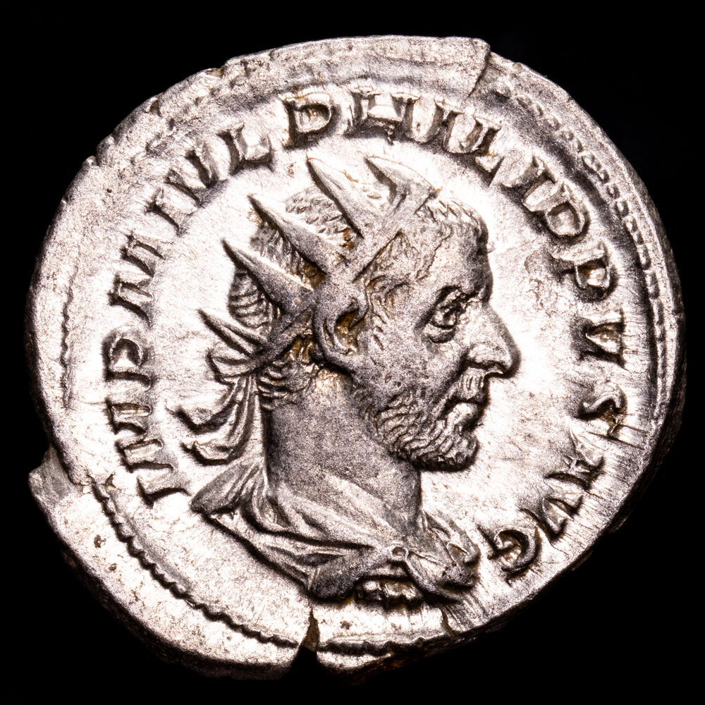 Filipo I. Antonininano. (4,22 g.). Roma. 244-249 d.C.. RIC-26B. EBC. R: ADVENTVS AVGG