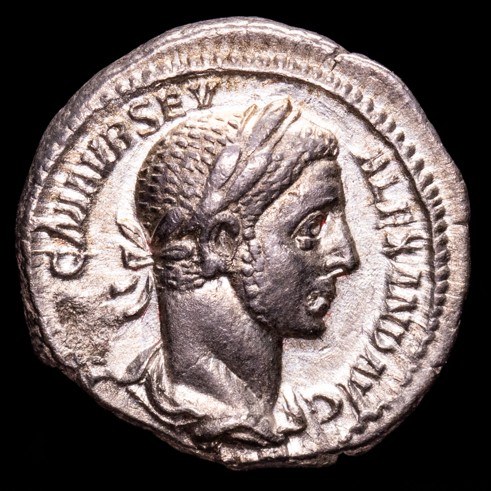 Alejandro Severo. Denario. (2,85 g.). Roma. 222-235 d.C.. RIC-50. EBC-. R: P M TR P IIII COS P P