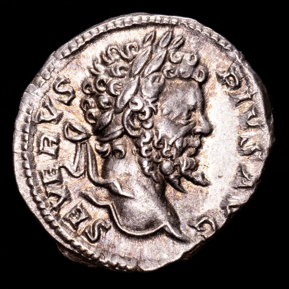 Septimio Severo. Denario. (3.32 g.). Roma. (193-211 d.C.). RIC-176. MBC+. R: PART MAX P M TR P VIIII