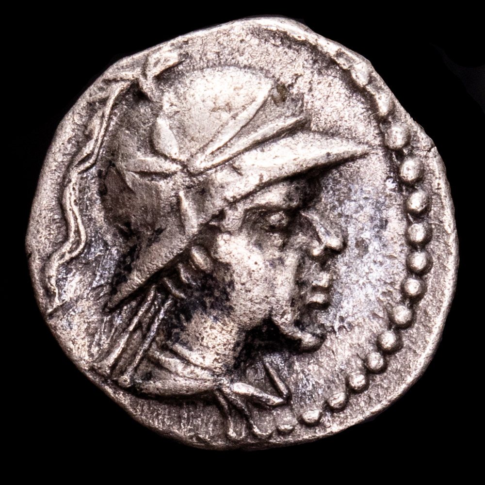 Grecia Oriental – Eukratides I. Obolo. (0,69 g.). Baktria. 170-145 a.C.. HGC-12. MBC+.