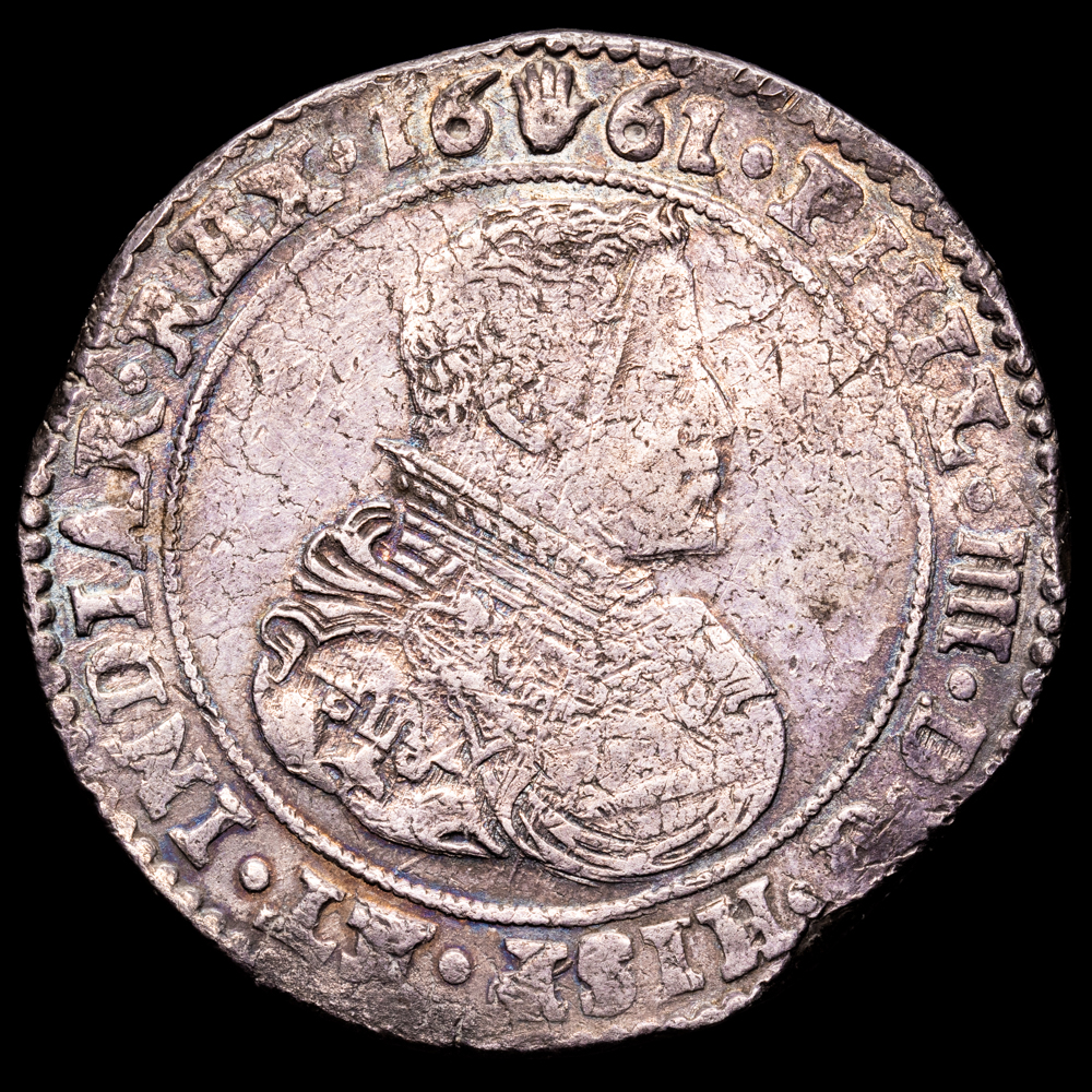 Paises Bajos – Felipe IV. Ducaton. (32,6 g.). Amberes. 1661. VTI-1249. MBC.
