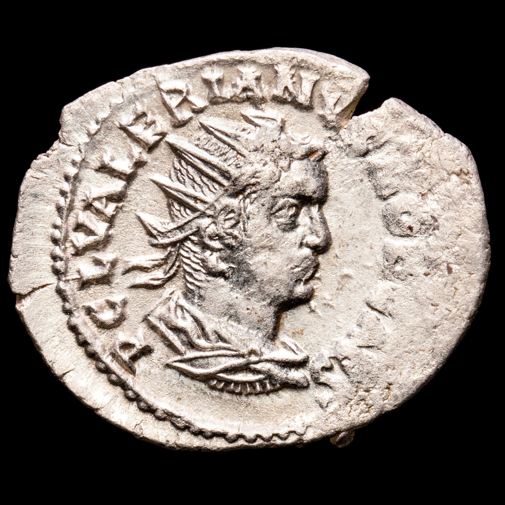 Valerian II. Antoniniano. (3,93 g.). Colonia Agrippinensis. 256 d.C.. RIC-IV-13. MBC+. Restos de brillo original.