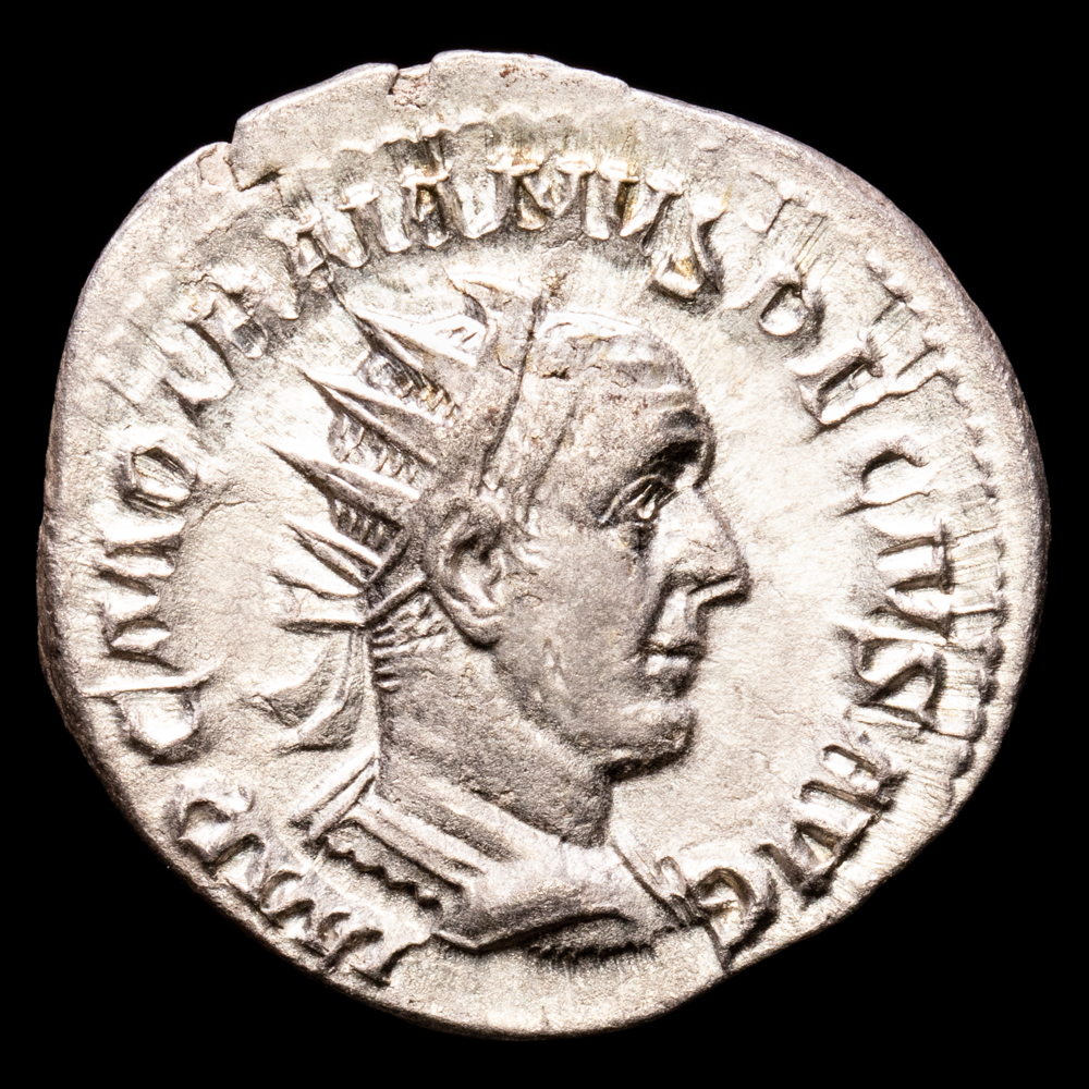 Trajano Decio. Antoniniano. (4,02 g.). Roma. (249-251 d.C.). RIC-16-C. EF. Restos de brillo original. R:GENIVS EXERC ILLVRICIANI