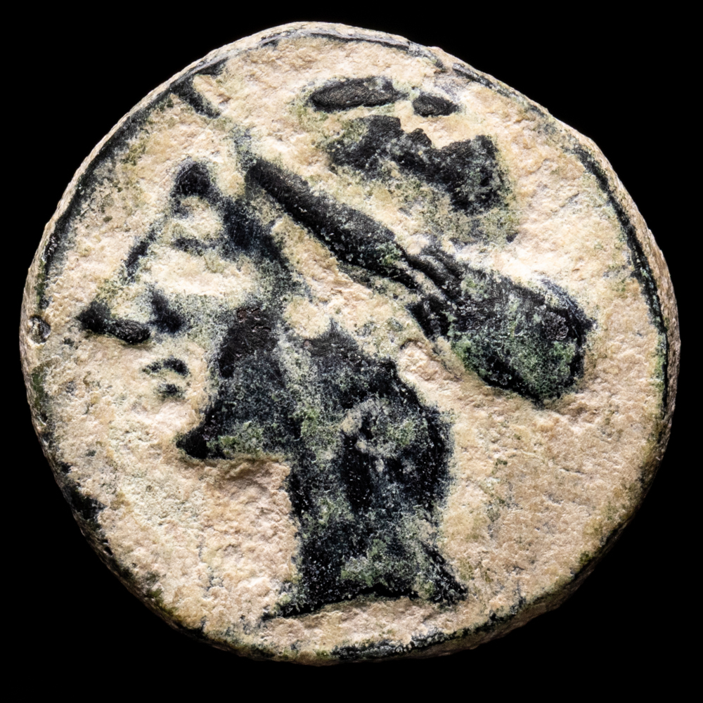 Hispania – Cartagonova. Calco. (7,69 g.). Cartagena. 220-215 B.C.. AB-515. MBC+.