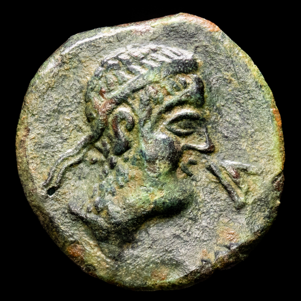 Hispania – Cástulo. Semis. (3,89 g.). Linares (Jaén). 180-150 B.C.. AB-722. EF.