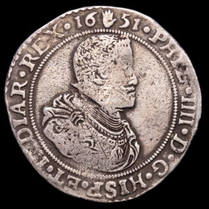 Paises Bajos - Felipe IV. Ducatón. (32,22 g.). Amberes. 1651. G.H.327. MBC-.