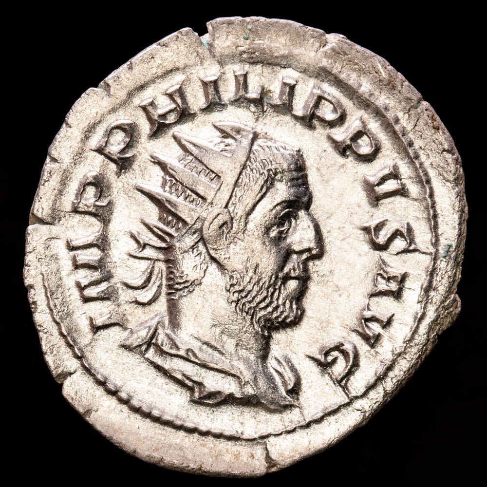 Filipo I. Antoninano. (4,08 g.). Roma. 244-249 d.C.. RIC-12. EBC+. Restos de brillo original. Excelente condición.