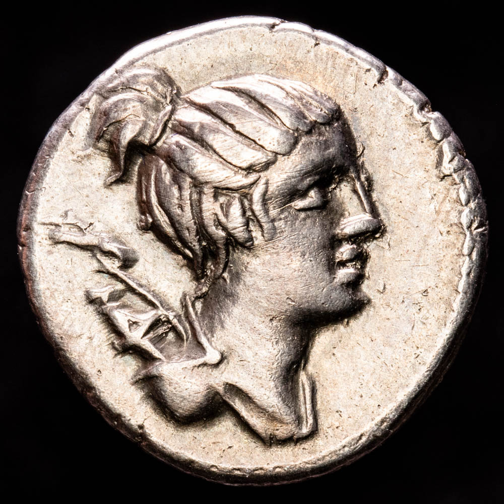 Postumia. Denario. (3,95 g.). Roma. 74 a.C.. FFC-1074. XF.