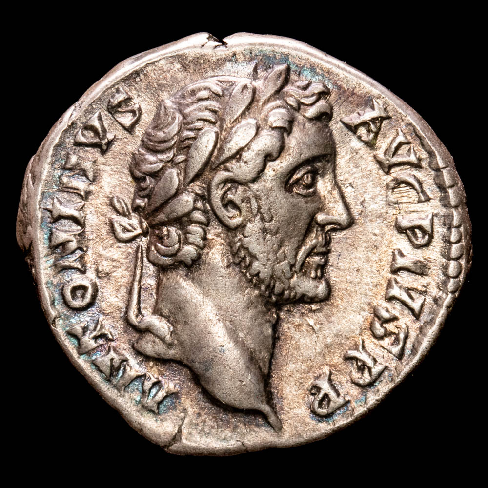 Antonino Pio. Denario. ( g.). Roma. 137-161 d.C.. RIC-118. MBC+. R: COS III DES IIII
