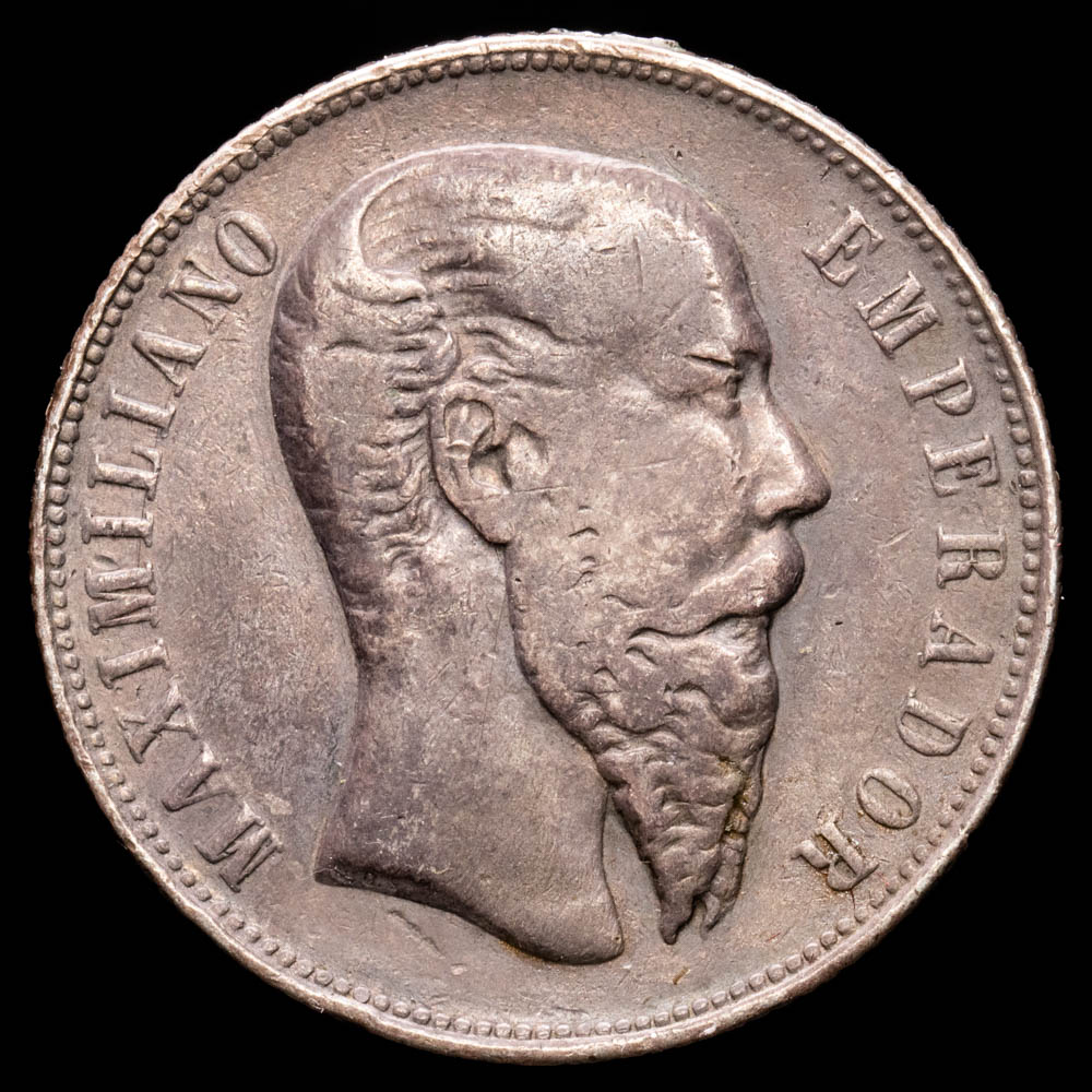 República de México. 50 Centavos. ( g.). México. 1866. KM-387. MBC.