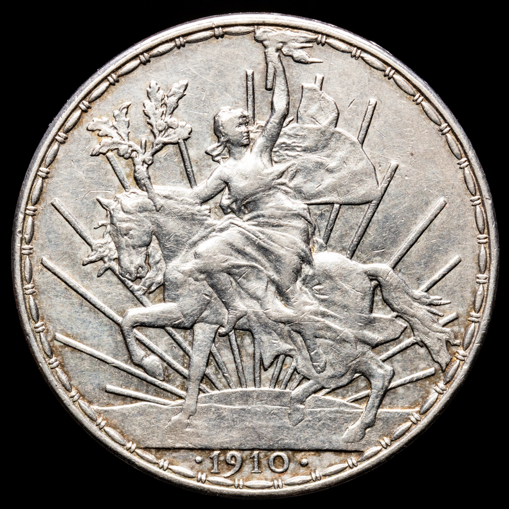 México. 1 Peso. (27,05 g.). México. 1910. KM-453. EBC-. Escasa.