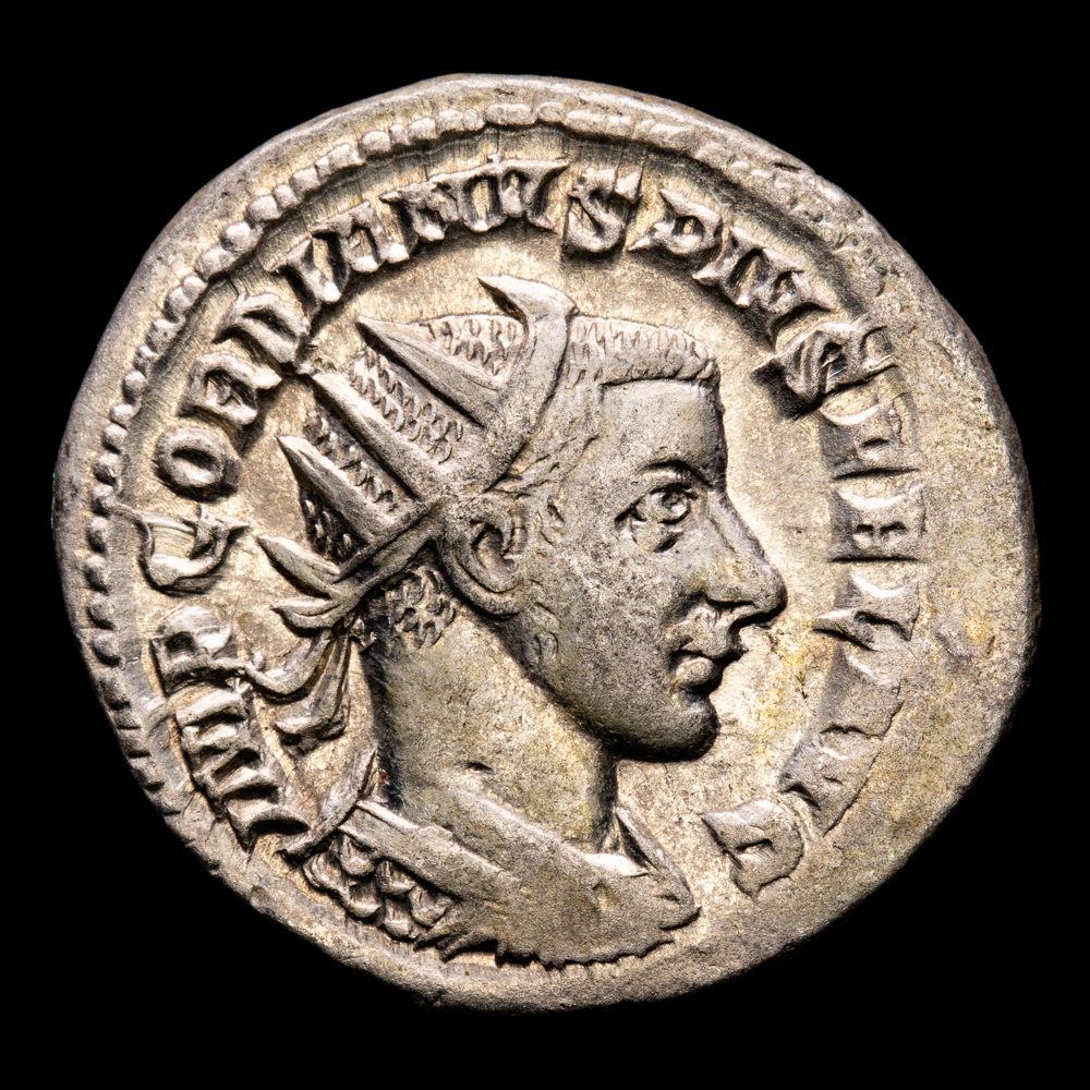 Gordiano III. Antoniniano. (4,24 g.). Antioquía. 238-244 d.C. RIC 213. R/ ORIENS AVG . MBC+.
