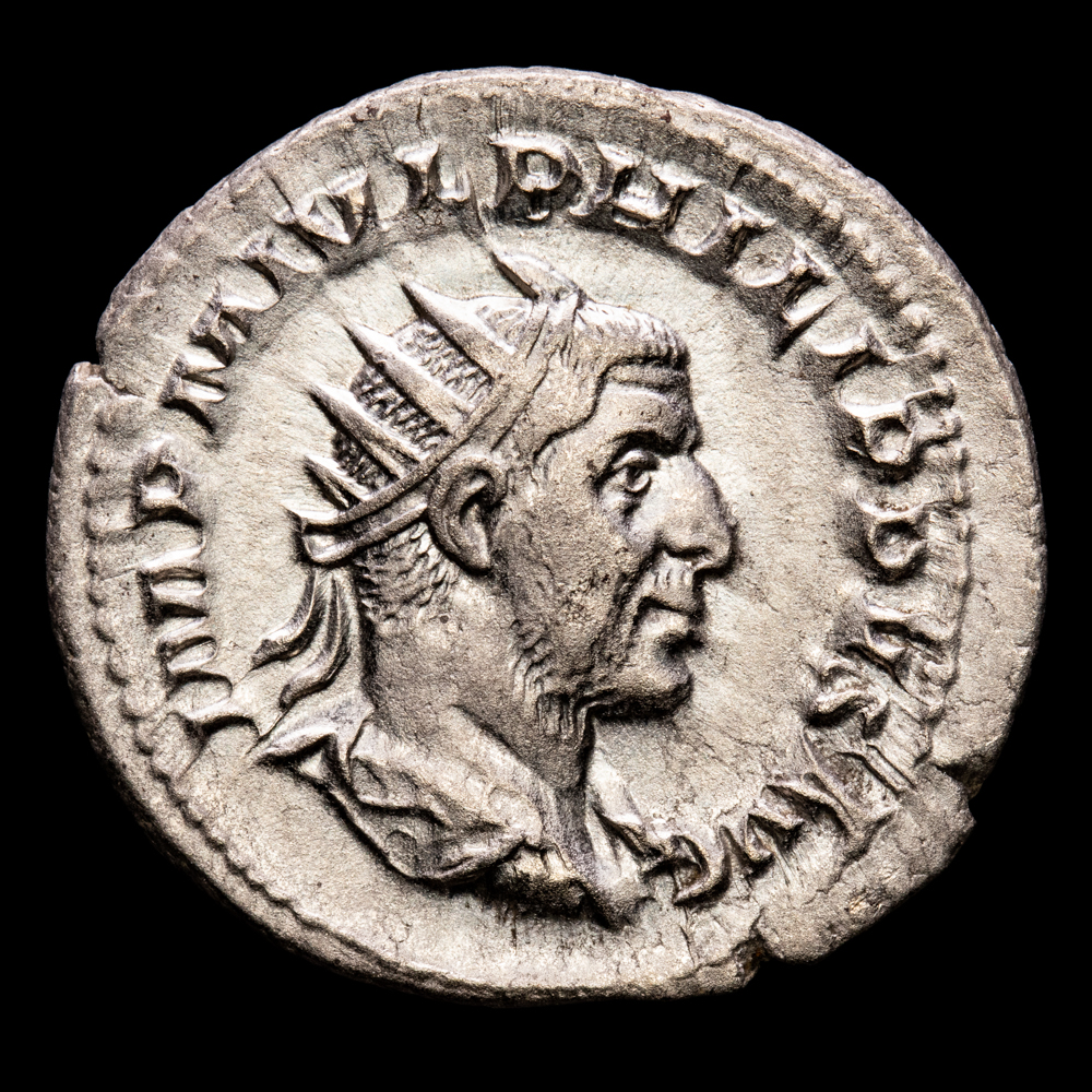 Filipo I. Antoniniano. (4,09 g.). Roma. 244-249 d.C. RIC 27. R/ AEQVITAS AVGG . EBC .
