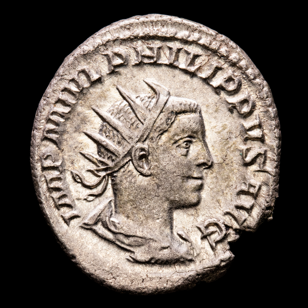 Filipo II Augusto. Antoniniano. (4,01 g.). Roma. 244-249 d.C. RIC 226. R/ AETERNIT IMPER . EBC/MBC .
