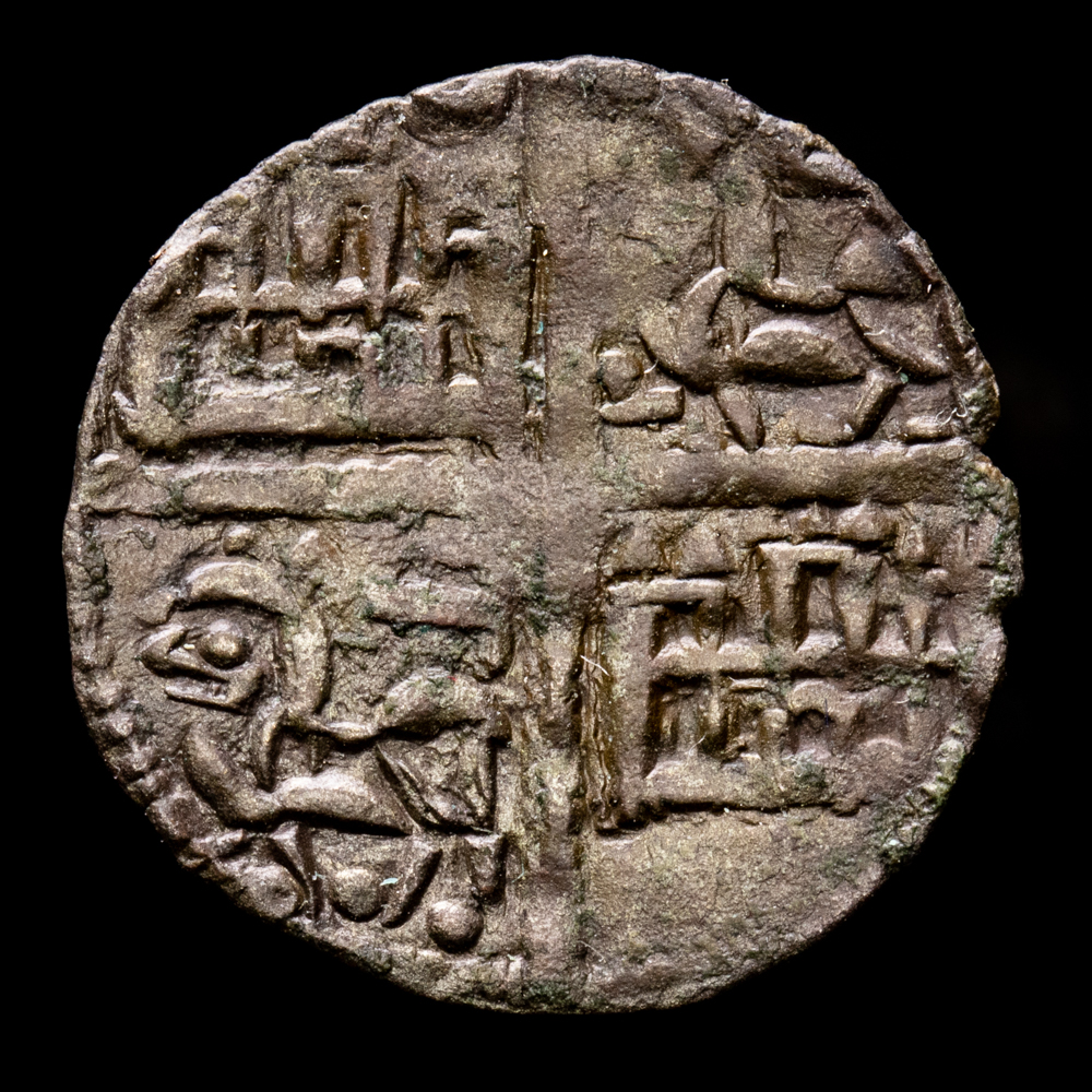 Alfonso X. Dinero. (0,71 g.). 1252-1284. A.B.238. MBC.