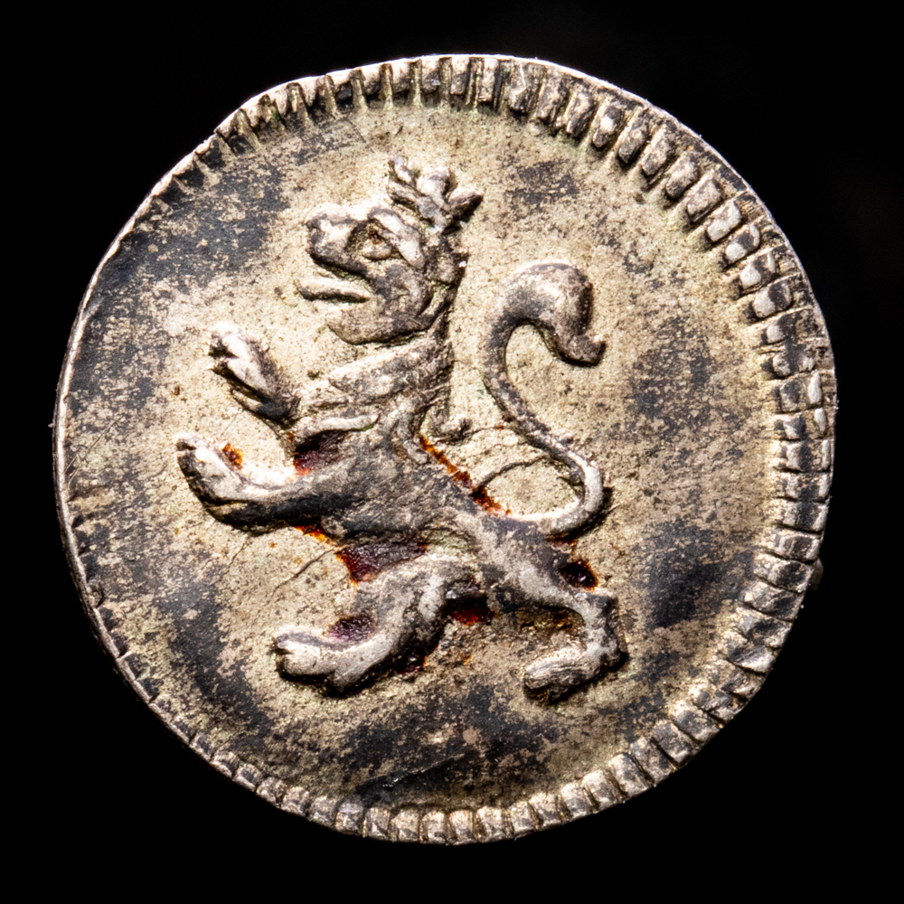 Fernando VII. 1/4 Real. (0,83 g.). Nuevo Reino. 1810. Aureo y Calicó-1481. MBC+.