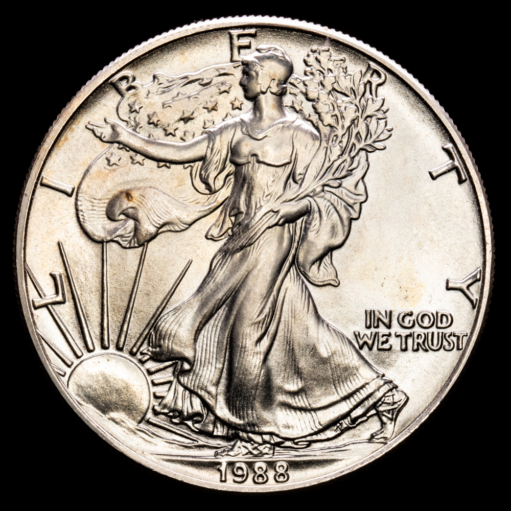Estados Unidos. Dollar. (31,22 g.). US. 1988. UNC.