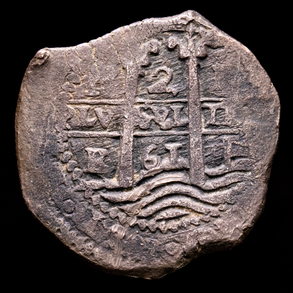 Felipe IV. 2 Reales. (6,92 g.). Potosí. 1661. Ensayador E. Aureo y Calicó-929. MBC. Escasa.