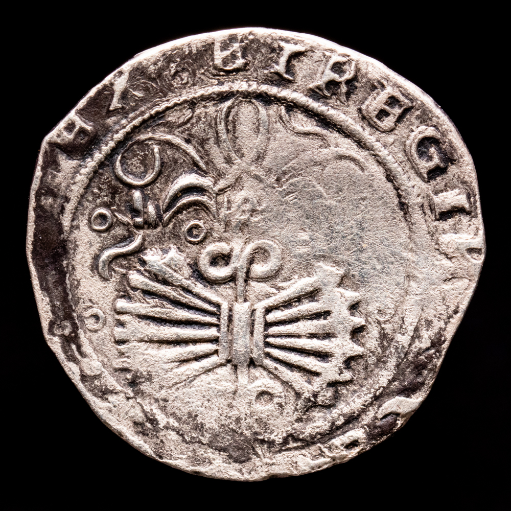 Reyes Católicos. 1 Real. (3,21 g.). Granada. Ensayador R-G. Aureo y Calicó-372. BC+. Escasa
