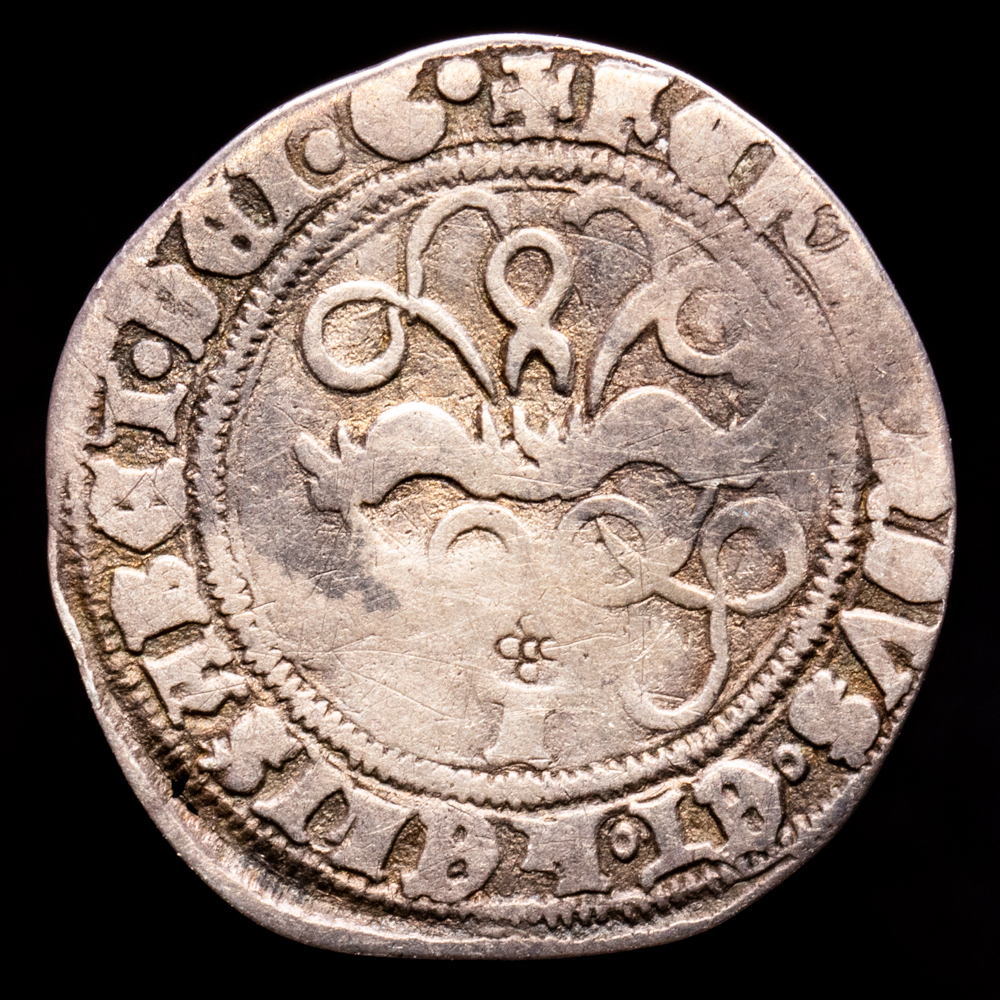 Reyes Católicos. 1/2 Real. (1,33 g.). Toledo. Aureo y Calicó-285. BC+.