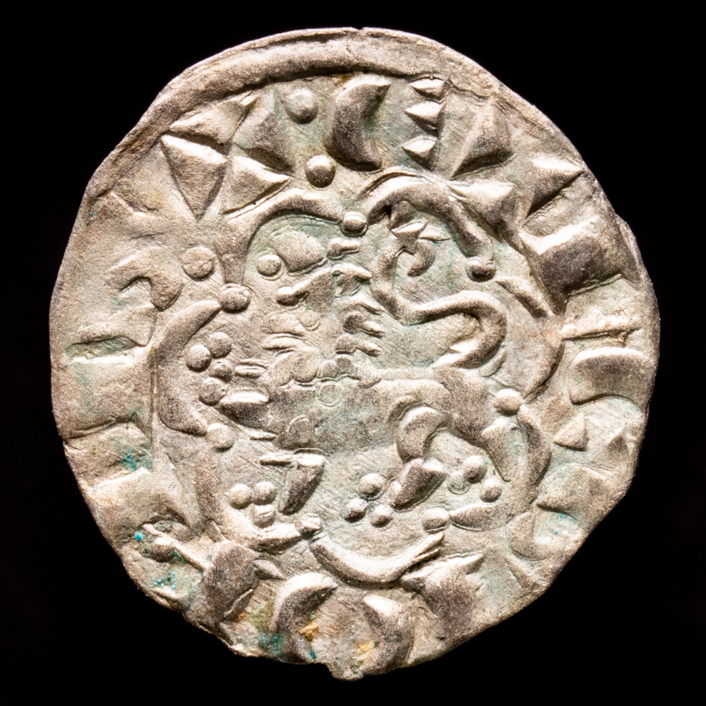 Alfonso X. Novén. (0,71 g.). Coruña. (1252-1284). Álvarez Burgos-264. EBC. Dos puntos delante de ET