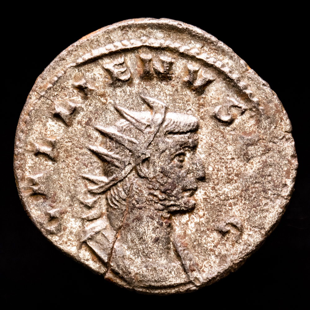Galieno. Antoniniano. (3,51 g.). Roma. 260-261 d.C.. MIR-348X. MBC+. Busto radiado con coraza a derecha.