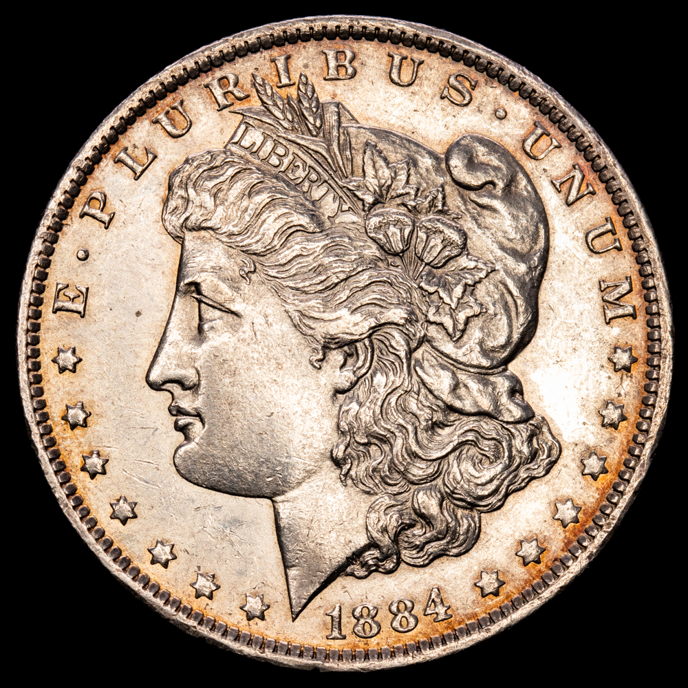 Estados Unidos. 1 Dollar. (26,68 g.). Nueva Orleans. 1884. Ensayador O. KM-110. EBC.