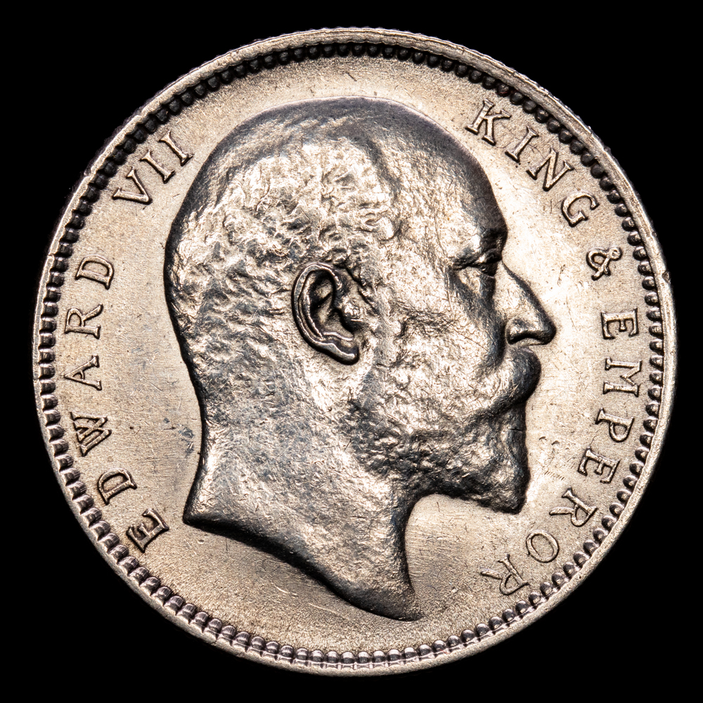India Británica – Edward VII. 1 Rupia. (11,67 g.). 1903. KM-508. EBC.