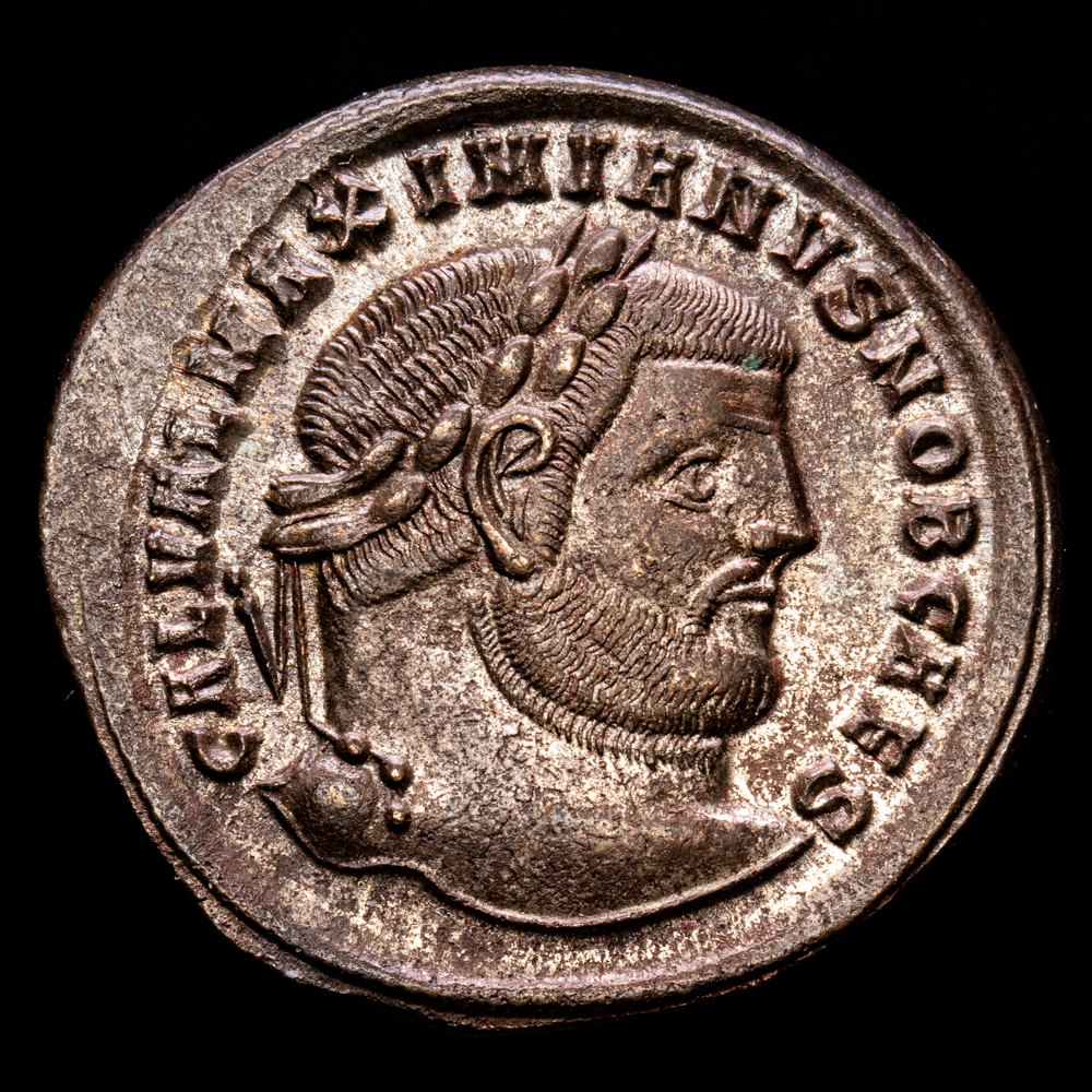 Galerio. Follis. (9,95 g.). Thesalonica. 300-301 d.C.. RIC-22B. EBC. Restos de brillo original. R: GENIO POPVLI ROMANI