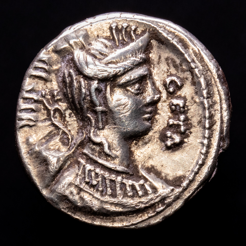 C. Hosidius C.F. Geta. Denario. (4,01 g.). Roma. 64 a.C.. Crawford 407/2. MBC+. R: C HOSIDI C F, Calydonian Boar