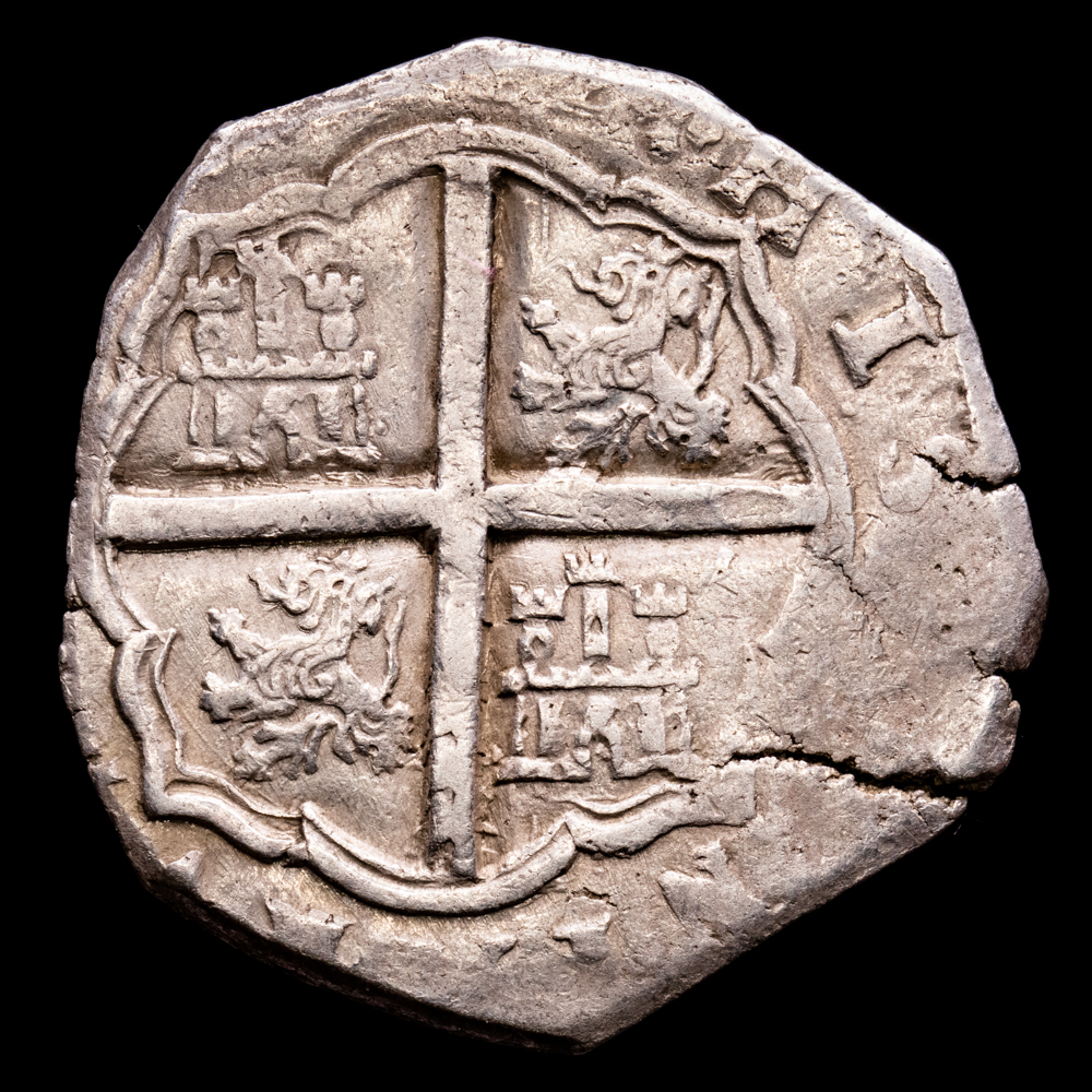 Felipe IV. 4 Reales.1622 (13,75 g.). Toledo. Ensayador P. Aureo y Calicó – Tipo-156. MBC+.