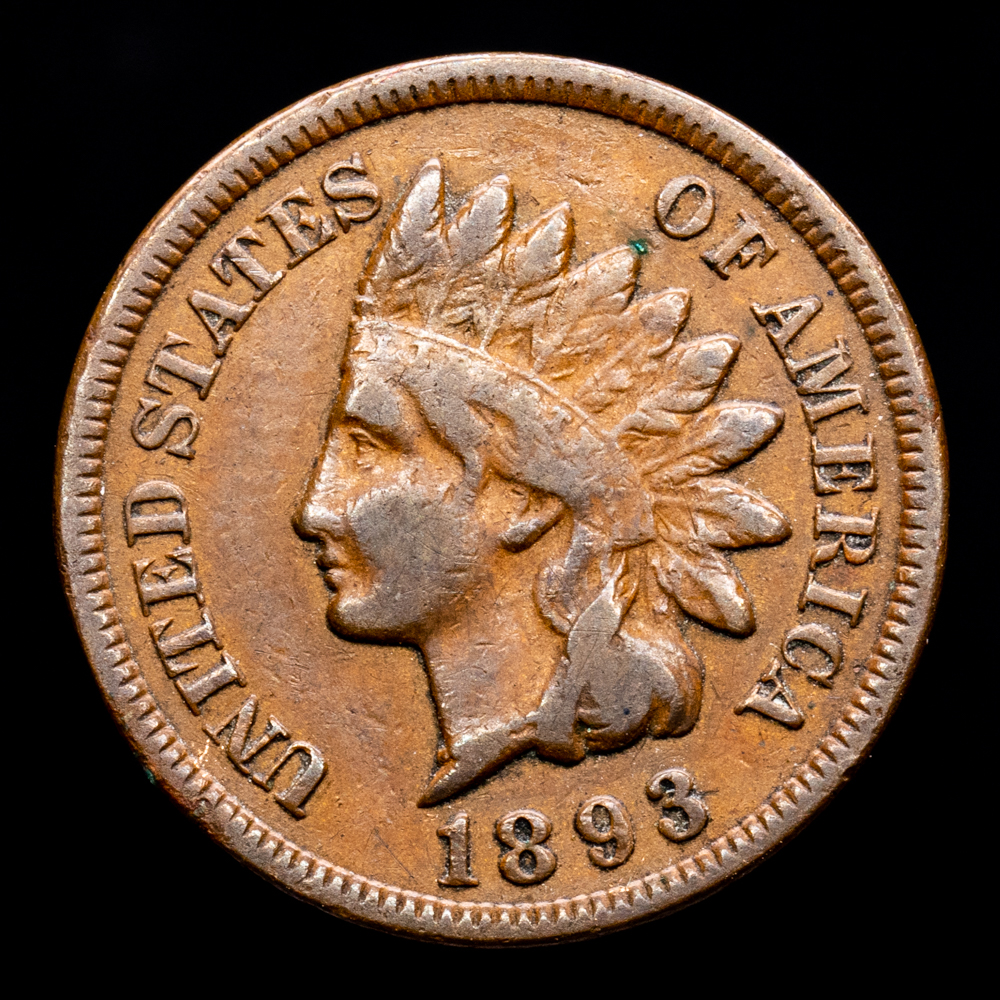 Estados Unidos. One Cent. (3,06 g.). Philadelphia. 1893. KM-90A. VF.