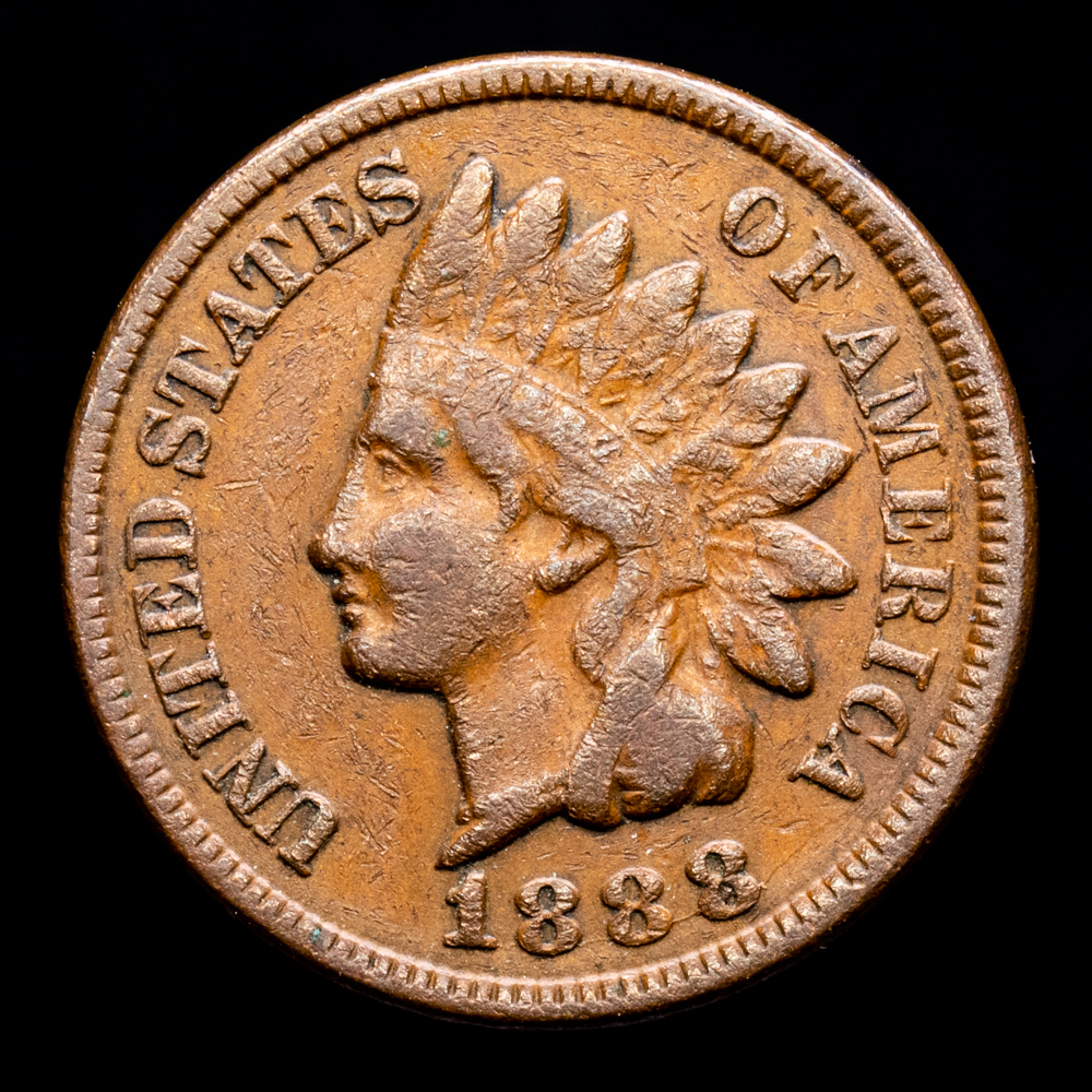 Estados Unidos. One Cent. (3,02 g.). Philadelphia. 1888. KM-90A. VF+.