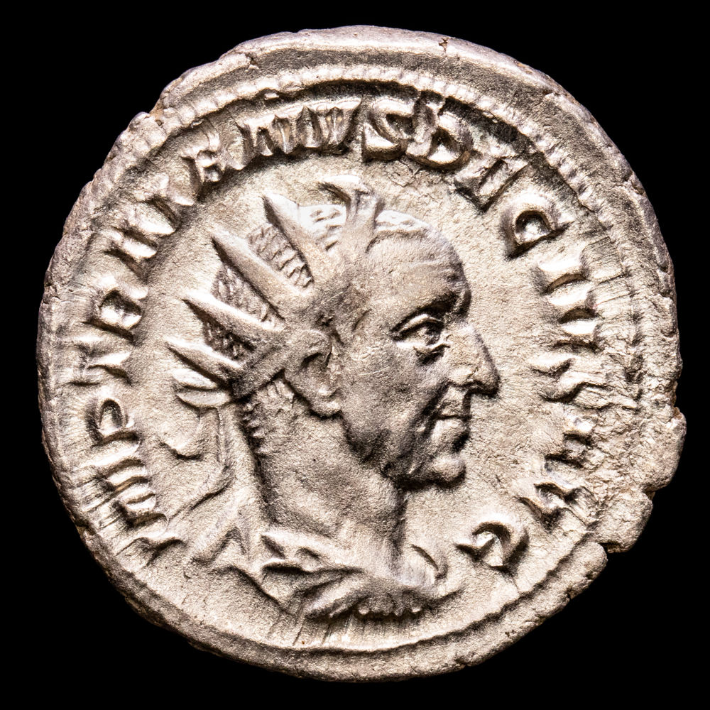 Trajano Decio. Antoniniano. (3,45 g.). Roma. 249-251 d.C.. RIC-5. EBC. Rara. R: PANNONIAE, Panonia en pie mirando a derecha