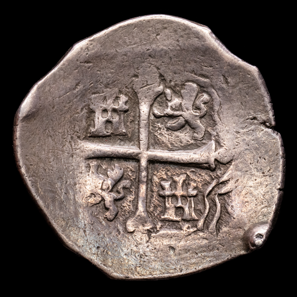 Felipe IV. 4 Reales. (13,63 g.). México. Ensayador D. Aureo y Calicó-Tiipo-275. MBC.