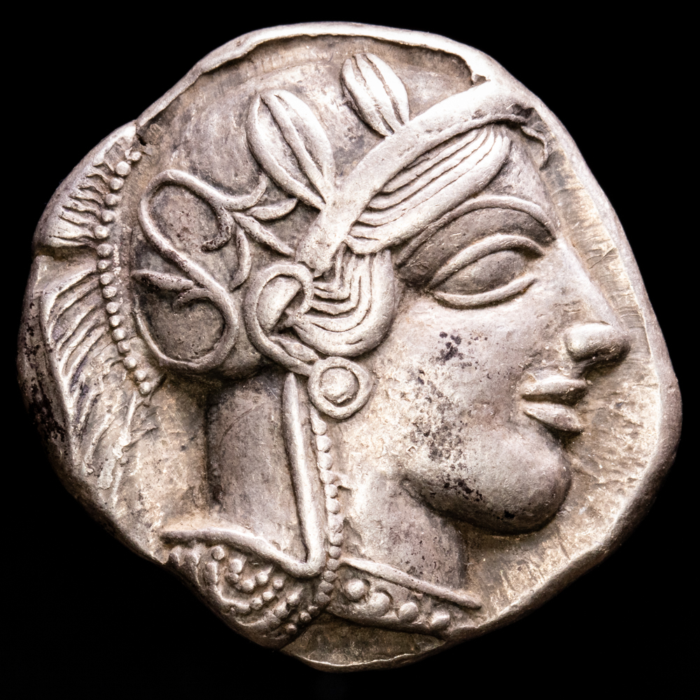 Grecia Antigua – Atica. Tetradracma. (17,15 g.). Atenas. (454-404 a.C.). S-2526. MBC+.