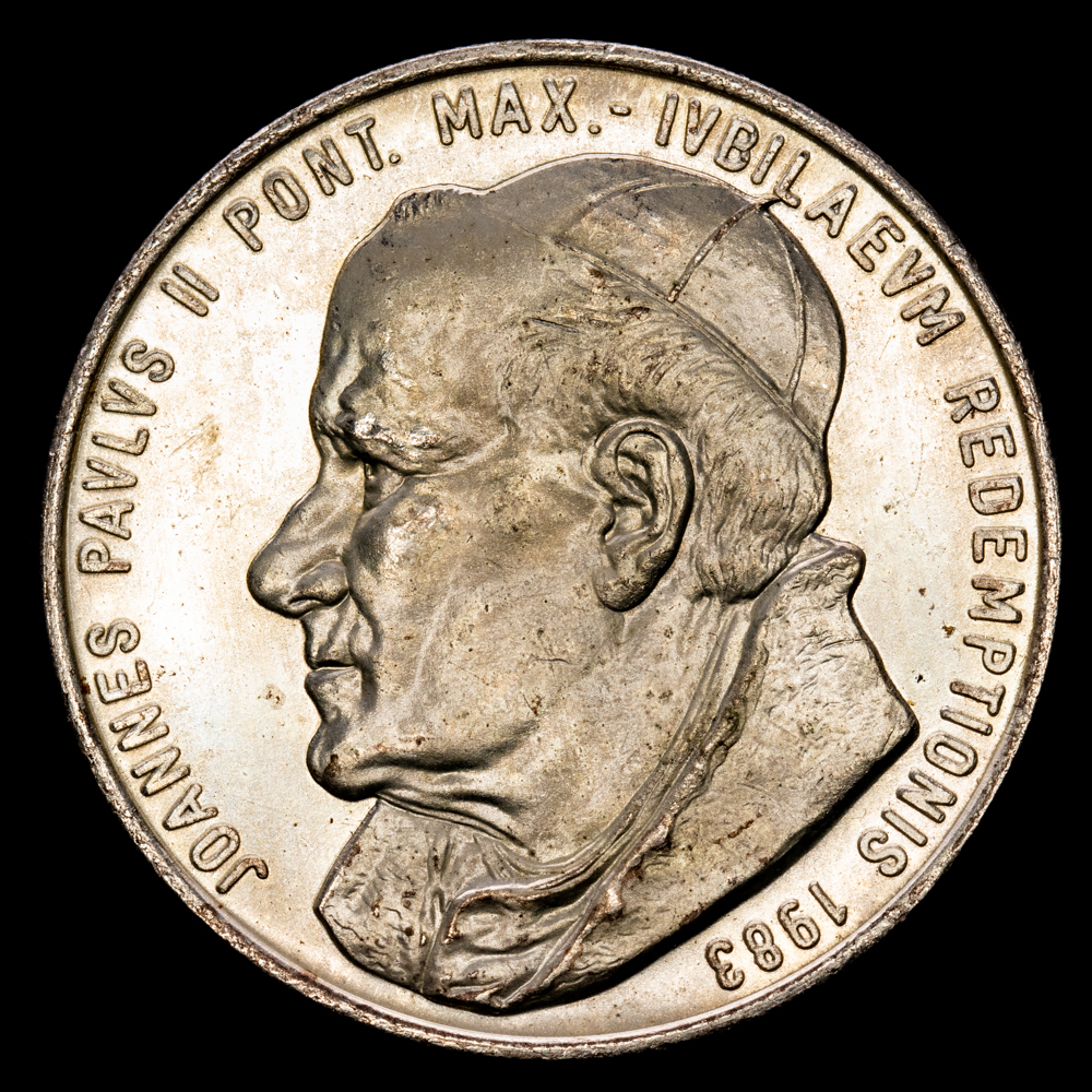 Juan Pablo II – Vaticano. Medalla. (13.43 g.). 1983. UNC-. 34 mm Apertura de la porta santa