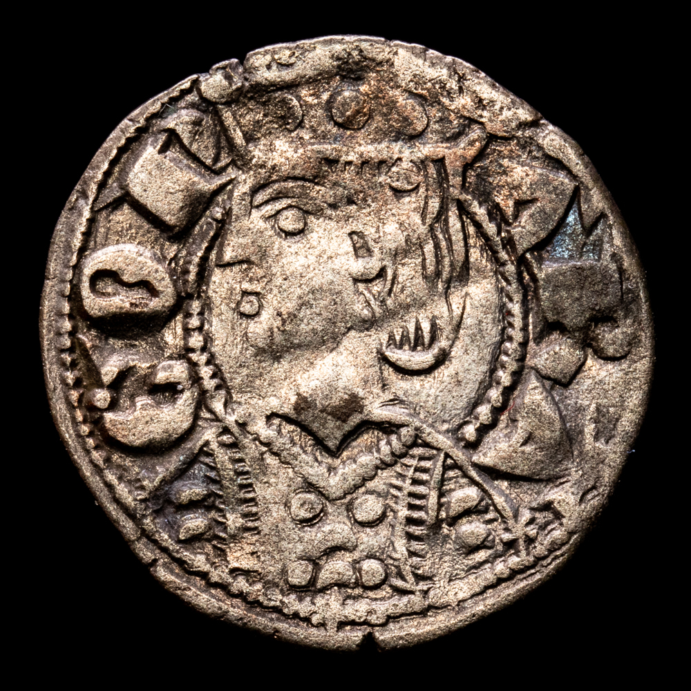 Jaime I. Dinero. (0.92 g.). Aragón. 1213-1276. Cru.v.s.318. MBC.
