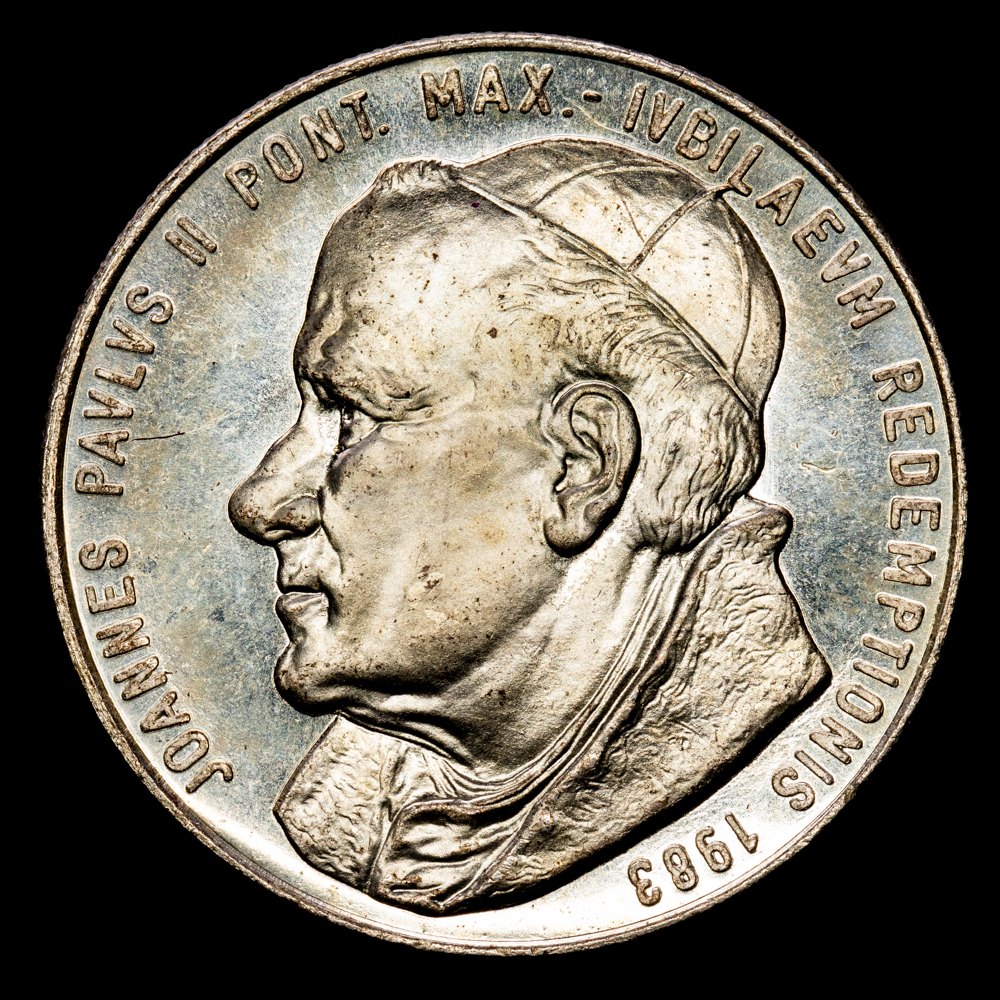 Juan Pablo II – Vaticano. Medalla. (13.74 g.). 1983. UNC-. Miguel Angel La Piedad
