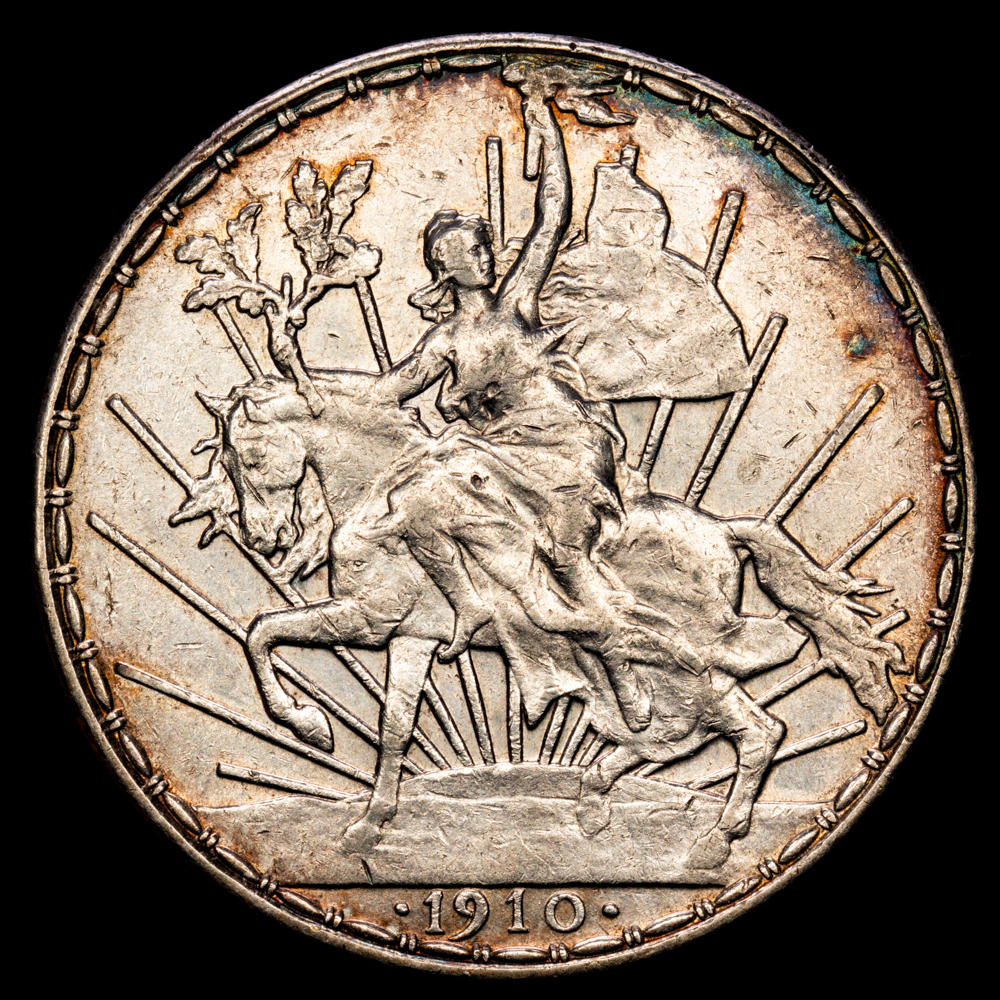 México. 1 Peso. (27.07 g.). México. 1910. KM-453. MBC+.