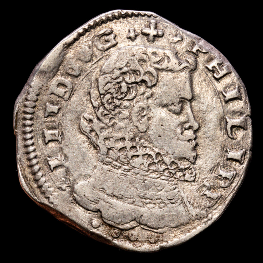 Felipe III. 4 Tari. (10.44 g.). Messina. 1612. VTI-131. MBC+.