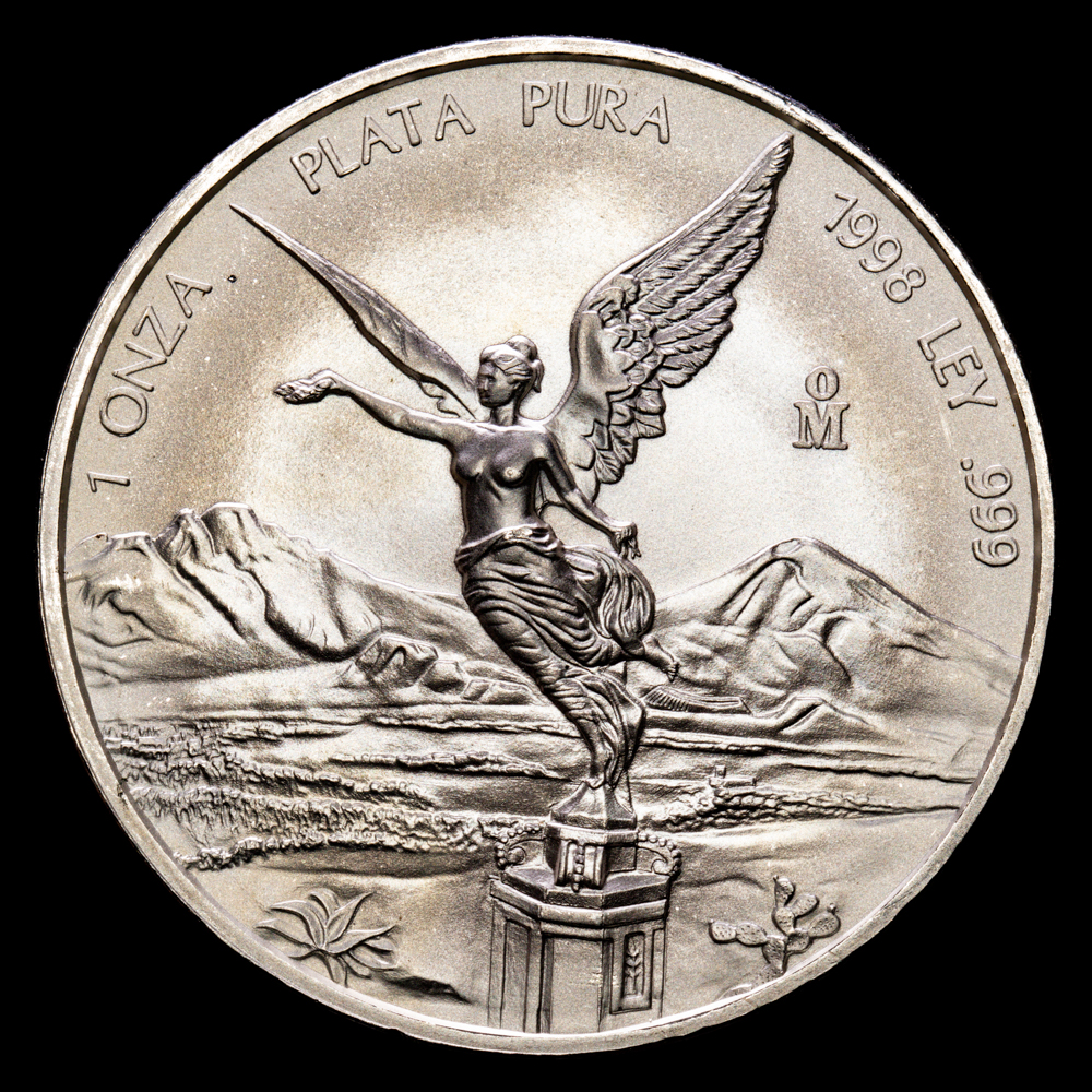 México. 1 Onza. (31.1 g.). México. 1998. MX-490. B.U.. Mintage – Unknown