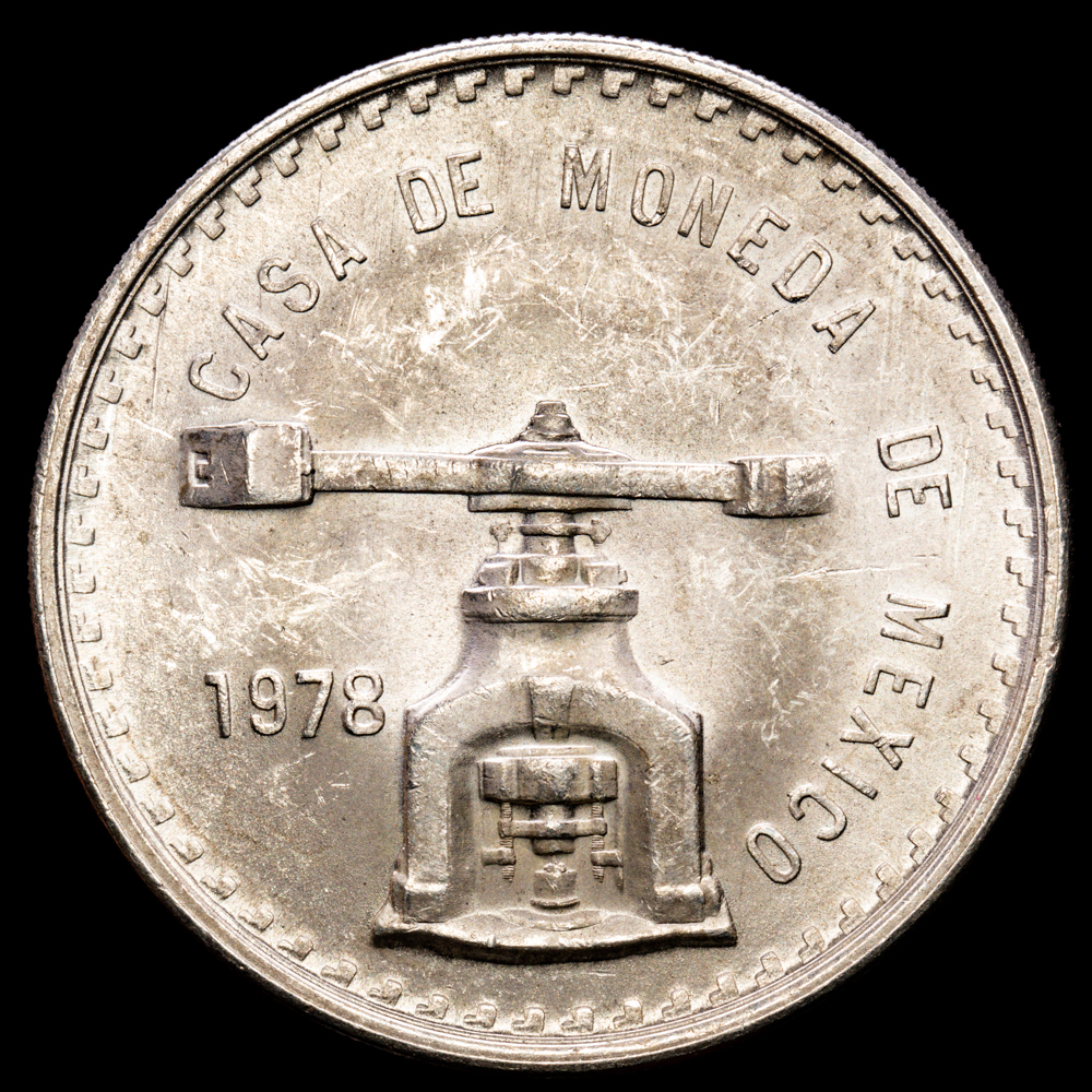 México. 1 Onza Troy. (33.46 g.). México. 1978. KM-M49B,2. UNC-.