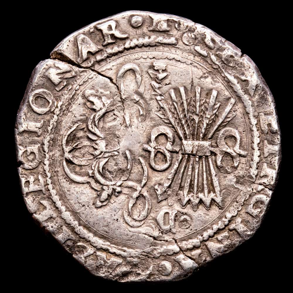 Reyes Católicos. 2 Reales. (6,73 g.). Cuenca. (1474-1504). Aureo y Calico-491. MBC+. Pequeña grieta. Muy rara