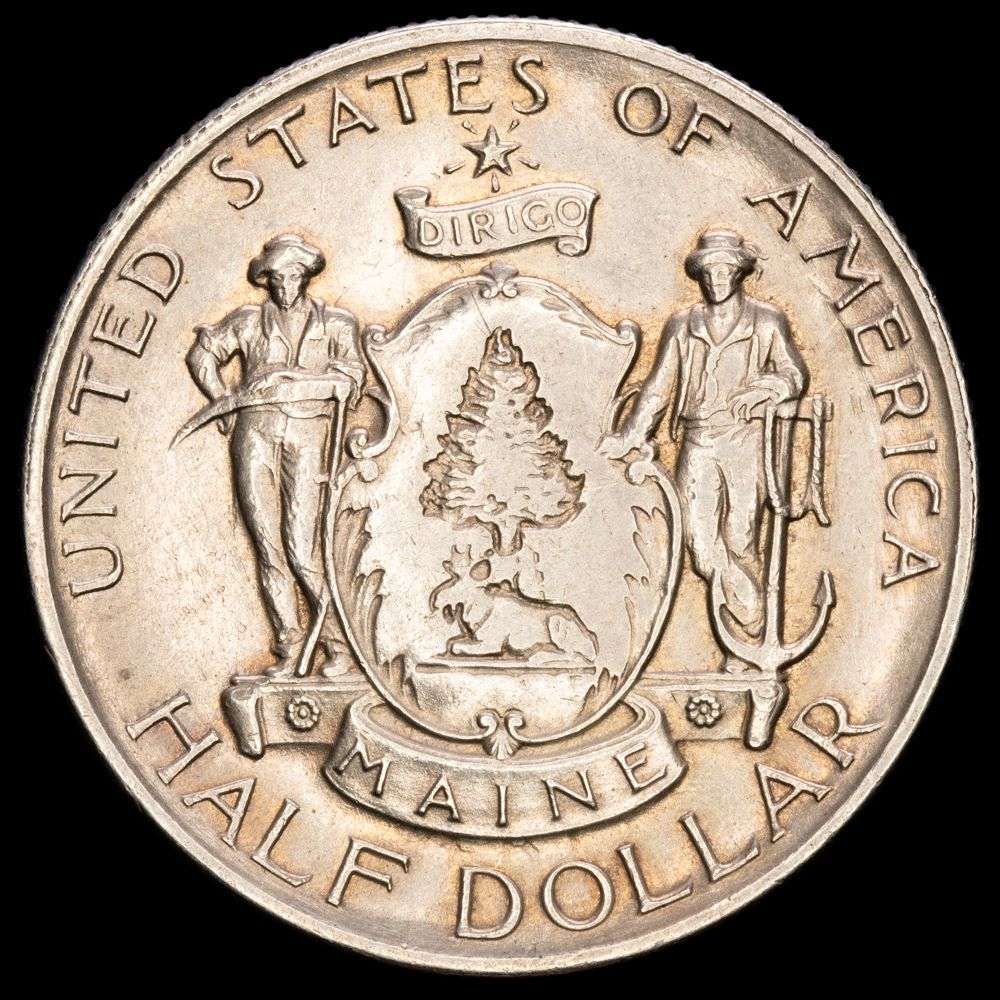 Estados Unidos. 1/2 Dolar (12,53 g.). Maine. 1920. KM-146. XF-.