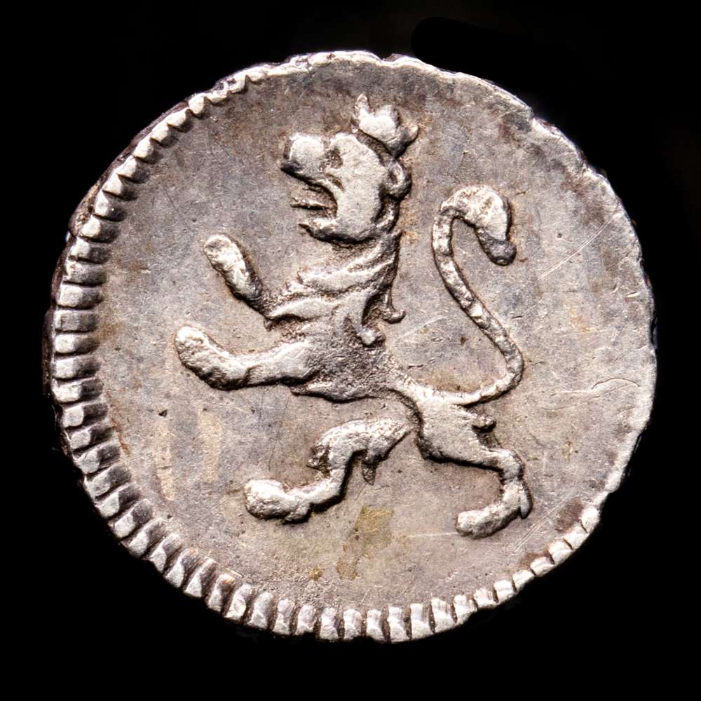 Carlos IV. 1/4 Real. (0,87 g.). Potosí. 1806. Aureo y Calicó-156. EBC. Rara. Canto de cadeneta R-3