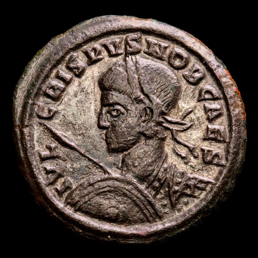 Crispo. Follis. (3,93 g.). Siscia. 317-326 d.C.. RIC-130. XF.