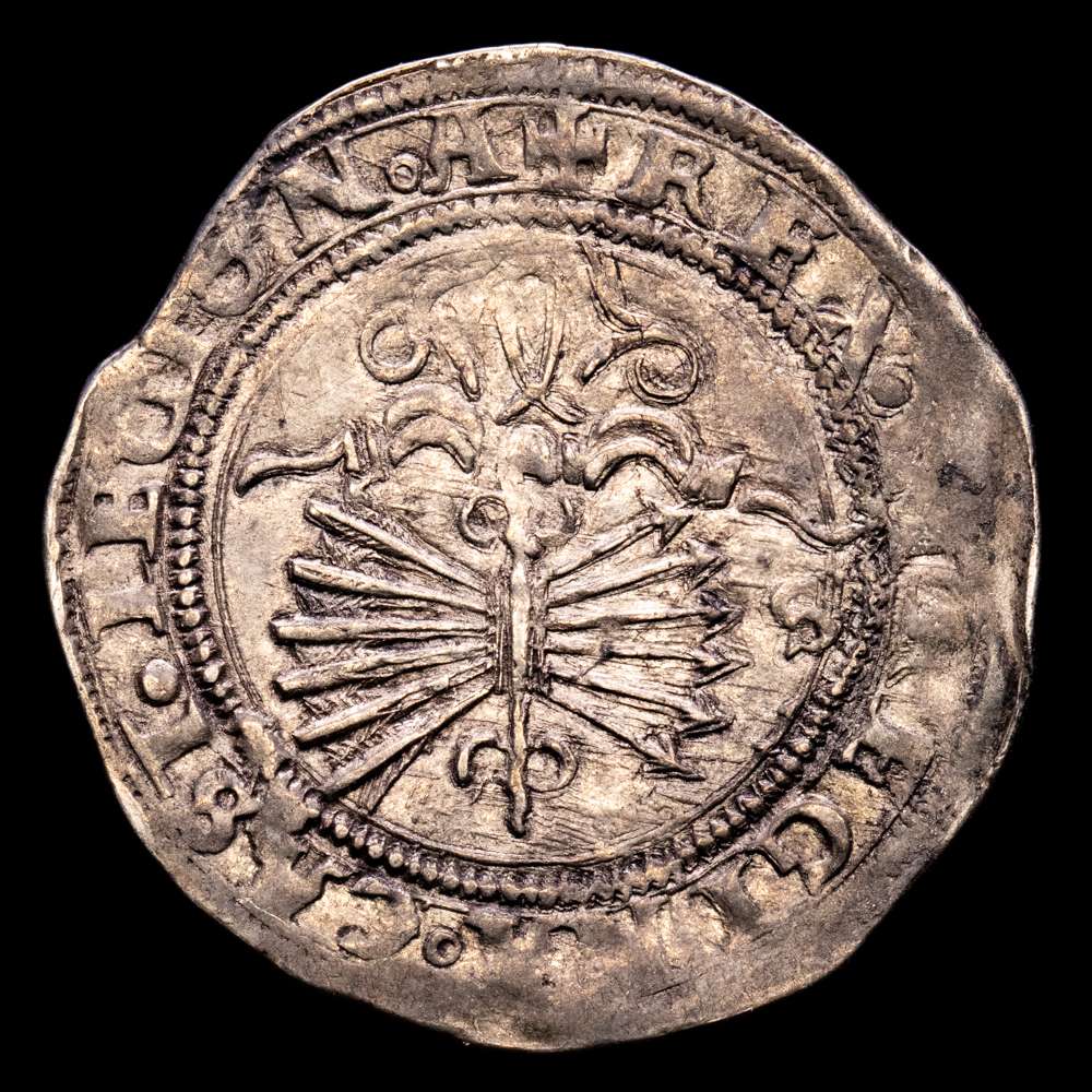 Reyes Católicos. 1 Real. (3,39 g.). Sevilla. (1474-1504). Aureo y Calicó-408. MBC+. 29 mm.