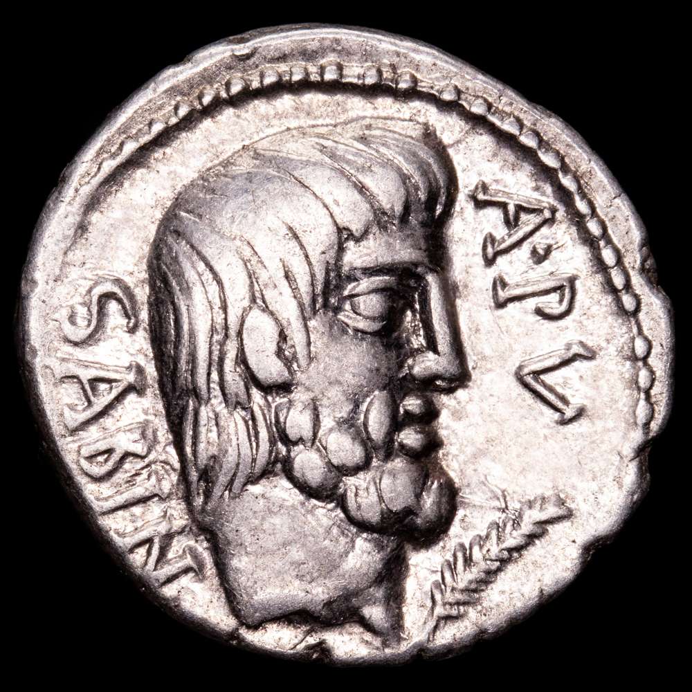 Tituria. Denario. (3,9 g.). Roma. 89 a.C.. CRAW-344/2c. XF-. Restos de brillo original. Buen detalle en anverso