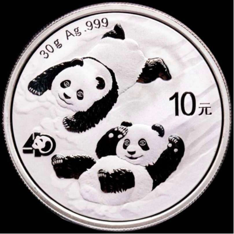 China – 10 Yuan de plata (30 GRAMOS). 2022. OSO PANDA (Bullion Coin)
